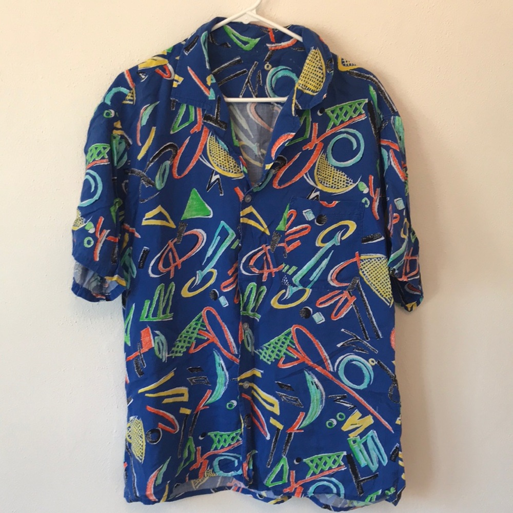 Color casual button down for men